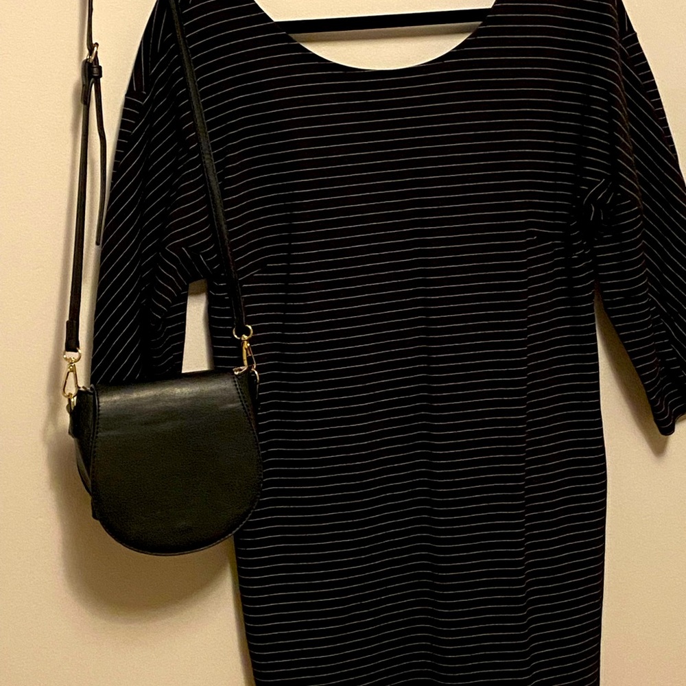 Stripe stretchy dress